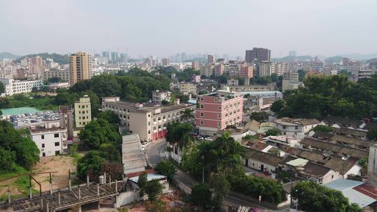 航拍深圳城市建筑设计
