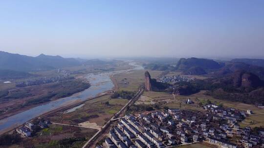 龙虎山航拍风景