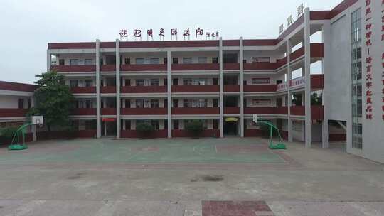 江西赣州小学航拍