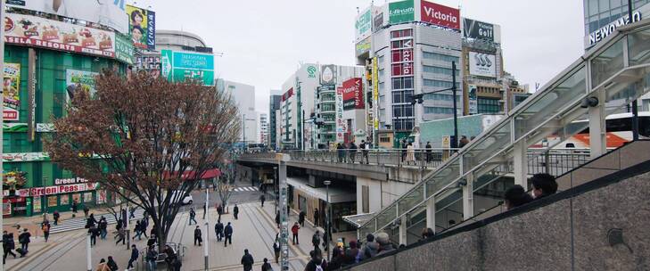 日本城市道路上的交通