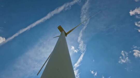 风力发电、大风车、新能源视频素材模板下载