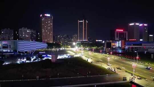 安徽蚌埠淮河文化广场夜景