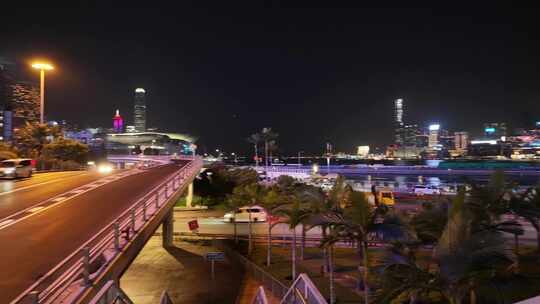 香港维园道夜景