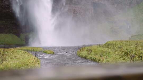 Seljalandsfoss，瀑布，冰岛