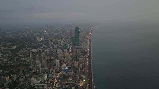 景观，海，道路，海滩