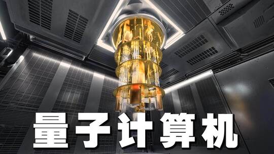 量子计算机量子电脑芯片【4K】