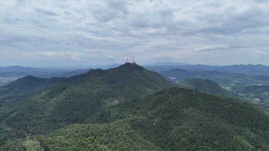 湖南怀化中坡山国家森林公园航拍