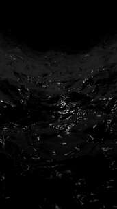 垂直视频-黑色原油背景的流动流