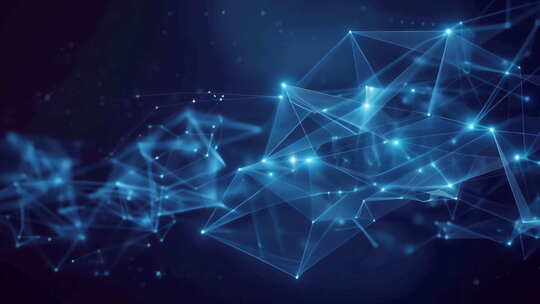 科技感粒子线条背景