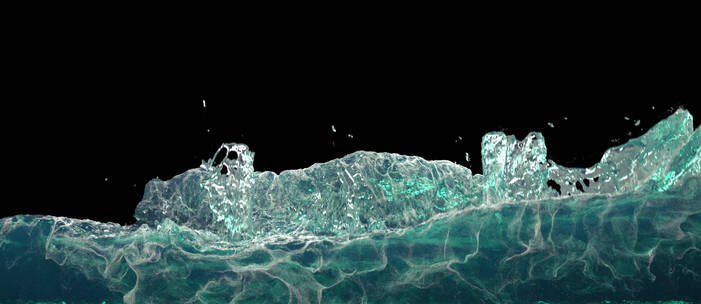 沉浸式裸眼3D透明背景通道mov视频素材