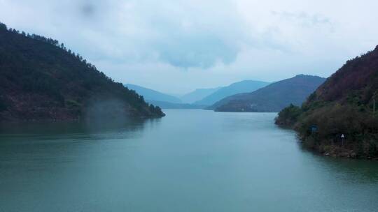 航拍 河流 山川 大江大河视频素材模板下载