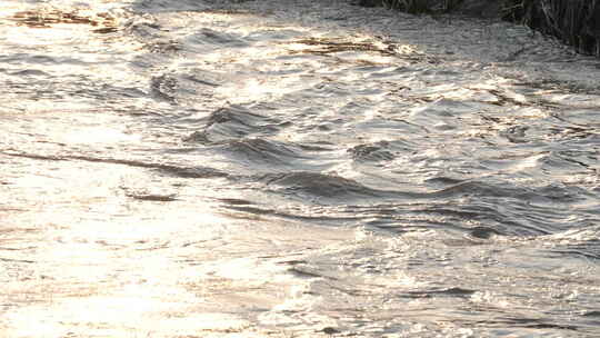 河流 流水 水面 奔流 江河 波涛 波浪翻滚