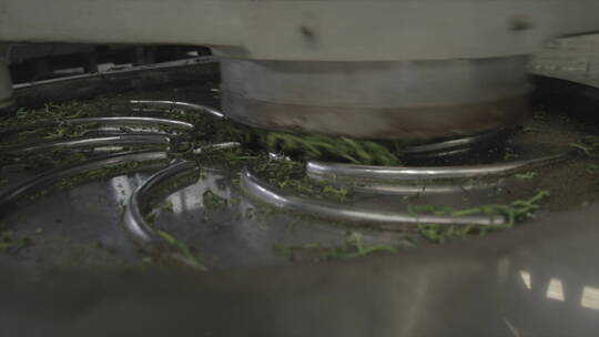 机器制茶 绿茶 松萝茶 生产流水线4视频素材模板下载