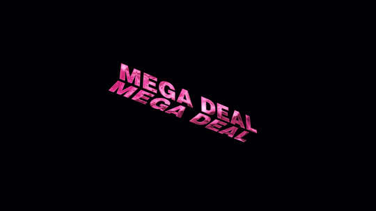 Mega Deal文字动画