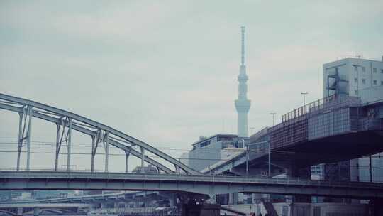 东京浅草河景天空树