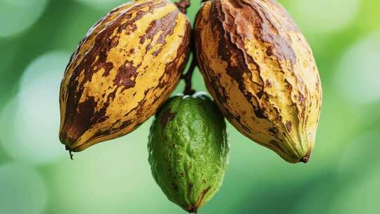 可可果实特写