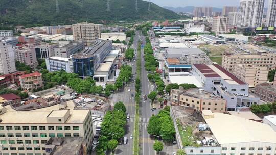 泉州鲤城区南环路车流航拍泉州大景晋江市区