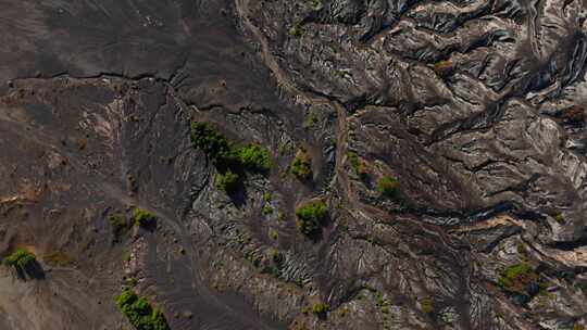 航拍Bromo火山云海