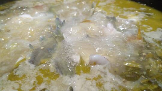 锅里麻椒鱼食物食材美食视频素材模板下载