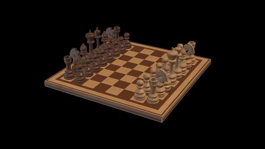 国际象棋三维模型