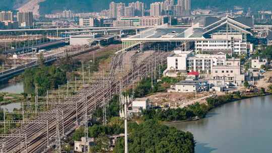 高铁站延时摄影合集