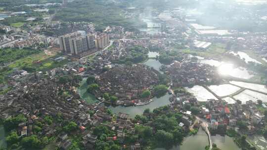 广东肇庆市黎槎村八卦村