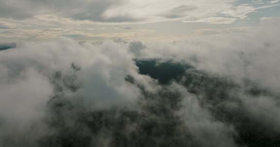 云，海拔，雨林，亚马逊丛林