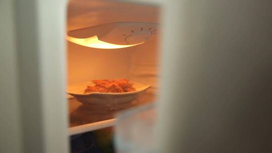 【镜头合集】打开冰箱储存食物