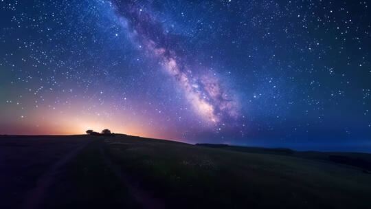 星空夜景银河延时合集