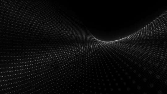 数字波浪背景场景舞台光效网格海浪海洋