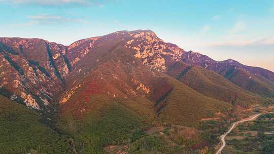 郑州登封中岳嵩山日落720全景4K高清