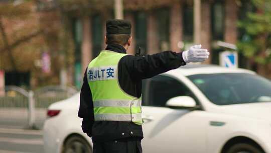 指挥 交警 