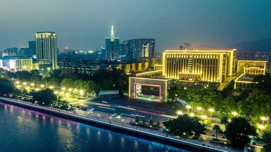 揭阳市政府 揭阳夜景延时 揭阳宣传片