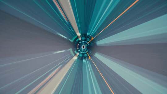 科幻通道数字背景穿梭