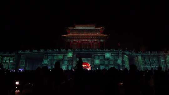 永年府 灯光秀 夜晚 邯郸 建筑