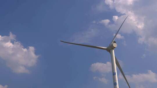 清洁能源绿色能源风能发电风车