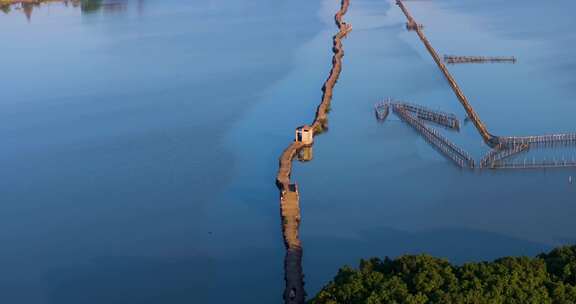 浙江省绍兴犭央犭茶湖昂桑湖江南水乡古道