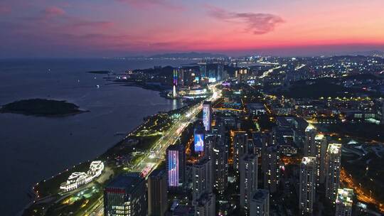 青岛西海岸新区夜景