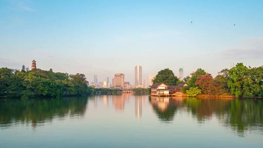 惠州西湖日转夜