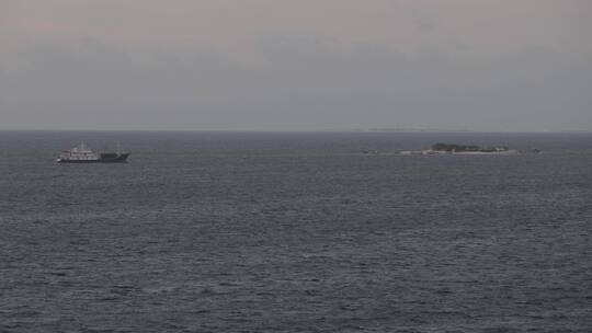 西沙群岛南海岛礁船航拍