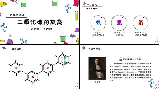 分子化学微课全套包装