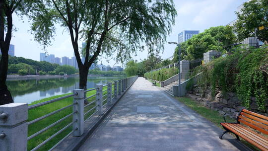武汉汉口后襄河公园风景