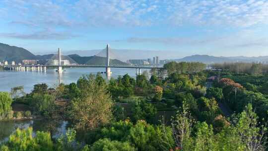 浙江富阳富春江 洋浦湿地 生态公园