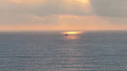 海南陵水清晨海岸航拍