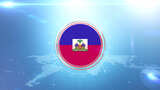 海地国旗过渡高清在线视频素材下载