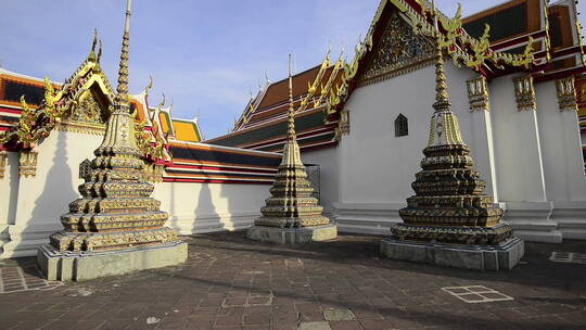 泰国古建筑寺庙视频素材模板下载