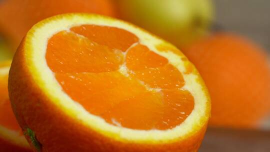 新鲜水果橙子4K