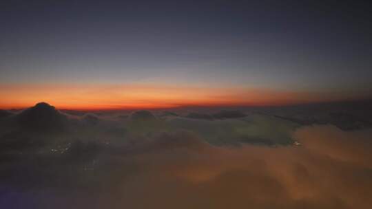 繁华澳门赌城夜景航拍