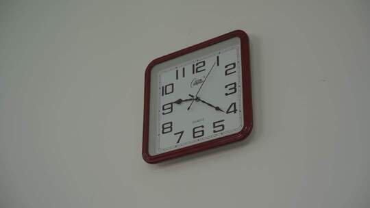 时钟特写时间流逝