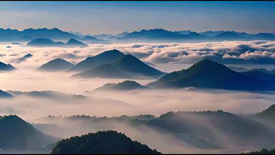 群山  云海